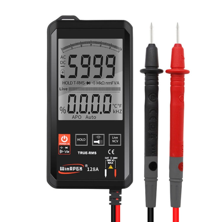 HY128A Conventional Screen Ultra-thin Touch Smart Digital Multimeter Fully Automatic High Precision True Effective Value Multimeter - Digital Multimeter by PMC TechLife | Online Shopping South Africa | PMC TechLife