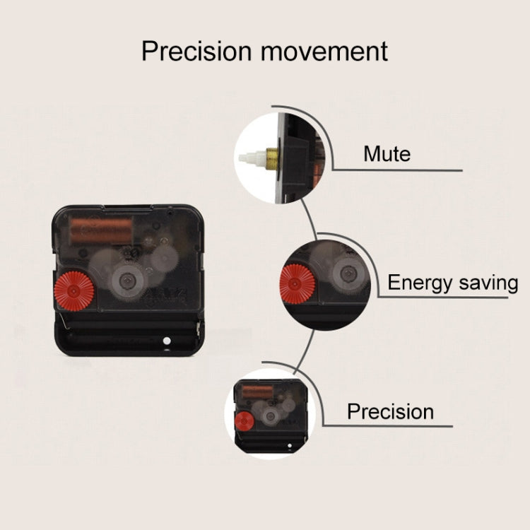 Retro Wooden Round Single-sided Gear Clock Number Wall Clock, Diameter: 50cm (Silver) - Wall Clock by PMc TechLife | Online Shopping South Africa | PMc TechLife | Buy Now Pay Later Mobicred