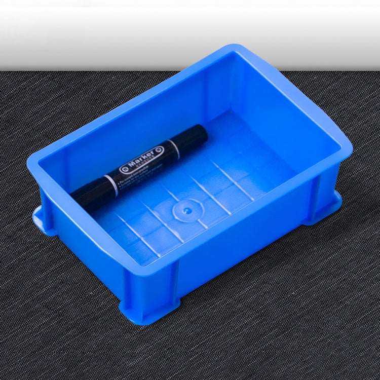 Thick Multi-function Material Box Brand New Flat Plastic Parts Box Tool Box, Size: 20.7cm x 13.7cm x 6.4cm(Blue) - Storage Bags & Boxes by PMC TechLife | Online Shopping South Africa | PMC TechLife | Buy Now Pay Later Mobicred