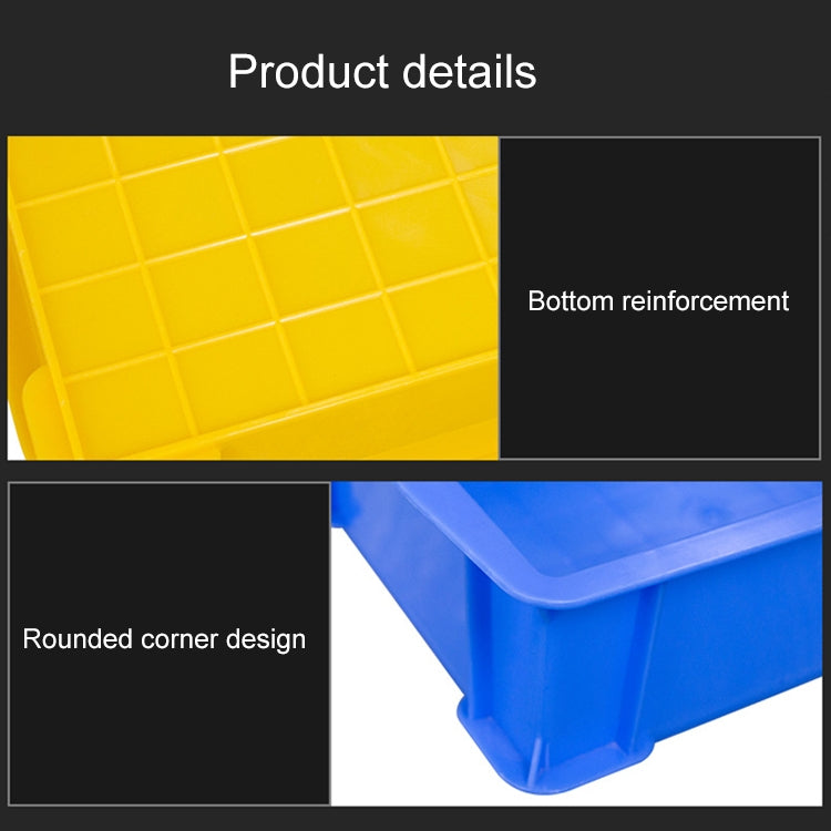 Thick Multi-function Material Box Brand New Flat Plastic Parts Box Tool Box, Size: 20.7cm x 13.7cm x 6.4cm(Blue) - Storage Bags & Boxes by PMC TechLife | Online Shopping South Africa | PMC TechLife | Buy Now Pay Later Mobicred