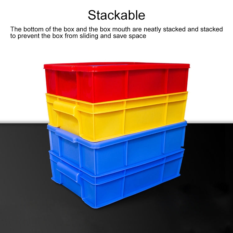 Thick Multi-function Material Box Brand New Flat Plastic Parts Box Tool Box, Size: 38.3cm x 24.2cm x 9.8cm(Red) - Storage Bags & Boxes by PMC TechLife | Online Shopping South Africa | PMC TechLife | Buy Now Pay Later Mobicred