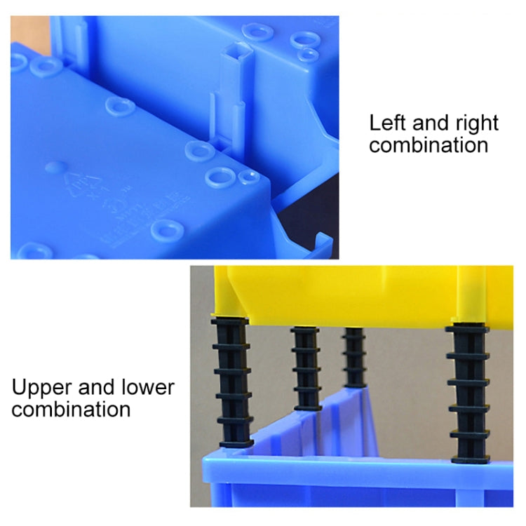 Thickened Oblique Plastic Box Combined Parts Box Material Box, Random Color Delivery, Size: 35cm x 20cm x 15cm - Storage Bags & Boxes by PMC TechLife | Online Shopping South Africa | PMC TechLife | Buy Now Pay Later Mobicred