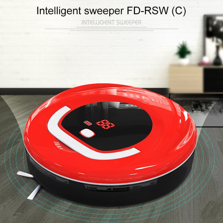 FD-RSW(C) Smart Household Sweeping Machine Cleaner Robot(Red) - Robot Vacuum Cleaner by PMC Jewellery | Online Shopping South Africa | PMC Jewellery | Buy Now Pay Later Mobicred