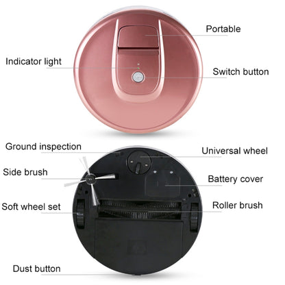 FD-RSW(E) Smart Household Sweeping Machine Cleaner Robot(Grey) - Robot Vacuum Cleaner by PMC Jewellery | Online Shopping South Africa | PMC Jewellery | Buy Now Pay Later Mobicred