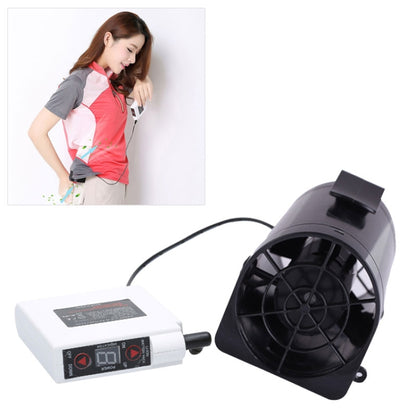 Portable Mini Waist Fan Cooling Fan USB Skin Cooler (Black) - Electric Fans by PMC Jewellery | Online Shopping South Africa | PMC Jewellery | Buy Now Pay Later Mobicred