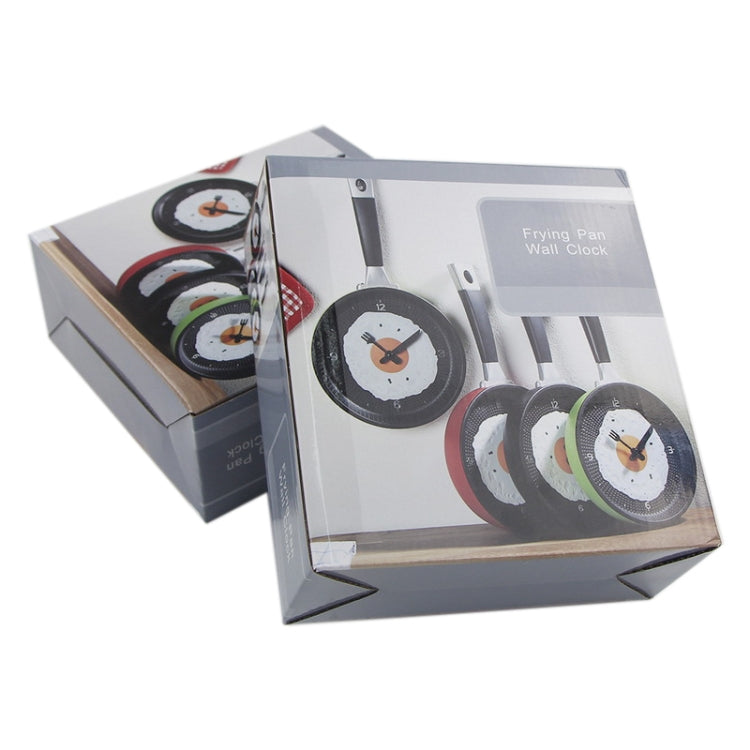 Fried Egg Pan Shape Creative Living Room Decorative Wall Clock (Black) - Wall Clock by PMc TechLife | Online Shopping South Africa | PMc TechLife | Buy Now Pay Later Mobicred