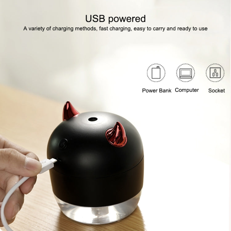 WT-H21 Angel Atomizing Humidifier with Colorful Night Lights, Water Tank Capacity: 200mL(White) - free shipping - PMC TechLife - Order now!