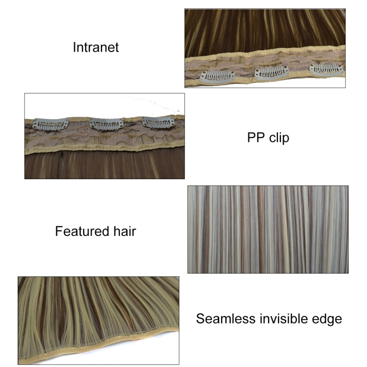 26# One-piece Seamless Five-clip Wig Long Straight Wig Piece - free shipping - PMC TechLife - Order now!