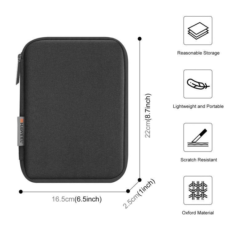 HAWEEL Watch Band Organizer Box Earphones / U Disk / Digital Cable Storage Case(Black) - free shipping - PMC TechLife - Order now!