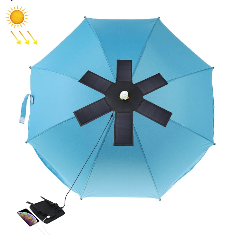 HAWEEL 42W Foldable Umbrella Top Solar Panel Charger with 5V 3.0A Max Dual USB Ports, Support QC3.0 / FCP / SCP/ AFC / SFCP Protocol - Charger by HAWEEL | Online Shopping South Africa | PMC Jewellery | Buy Now Pay Later Mobicred