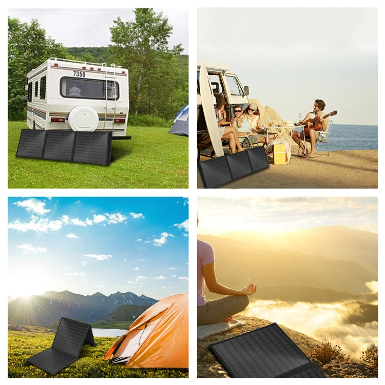 HAWEEL 60W Foldable Solar Panel Charger Travel Folding Bag(Black) - free shipping - PMC TechLife - Order now!