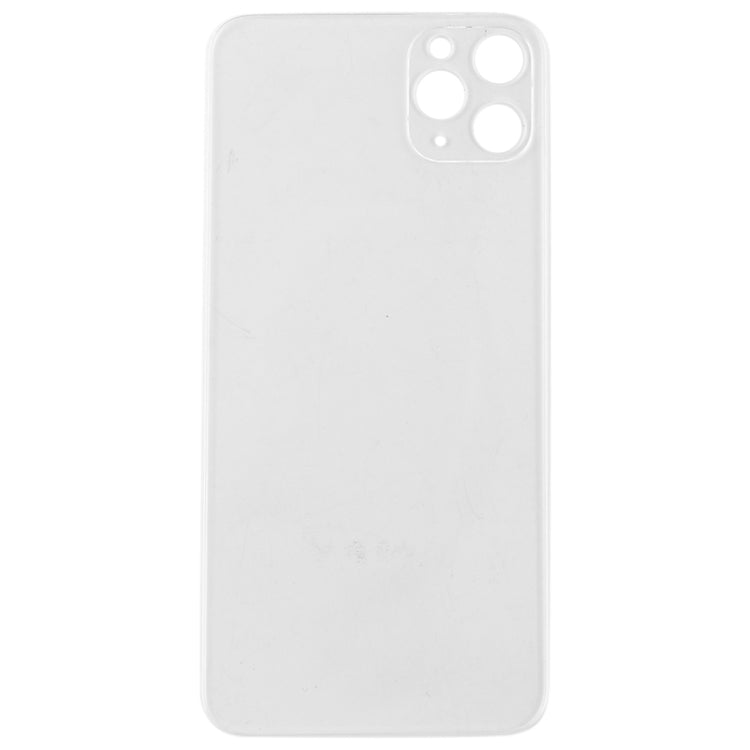 Transparent Frosted Glass Battery Back Cover for iPhone 11 Pro(Transparent) - Back Cover by PMC TechLife | Online Shopping South Africa | PMC TechLife | Buy Now Pay Later Mobicred