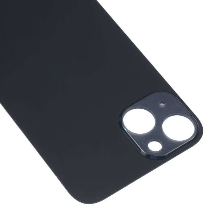 Easy Replacement Big Camera Hole Glass Back Battery Cover for iPhone 14(Black) - Back Cover by PMc TechLife | Online Shopping South Africa | PMc TechLife | Buy Now Pay Later Mobicred