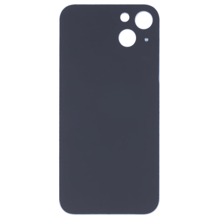 For iPhone 14 Plus Easy Replacement Big Camera Hole Glass Back Battery Cover(Blue) - Back Cover by PMc TechLife | Online Shopping South Africa | PMc TechLife | Buy Now Pay Later Mobicred