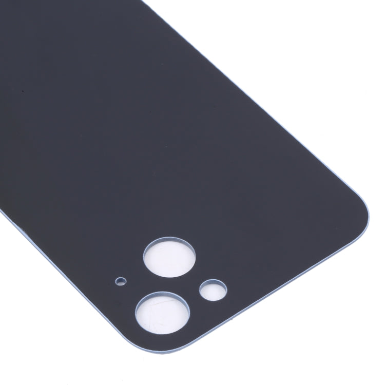 For iPhone 14 Plus Easy Replacement Big Camera Hole Glass Back Battery Cover(Blue) - Back Cover by PMc TechLife | Online Shopping South Africa | PMc TechLife | Buy Now Pay Later Mobicred