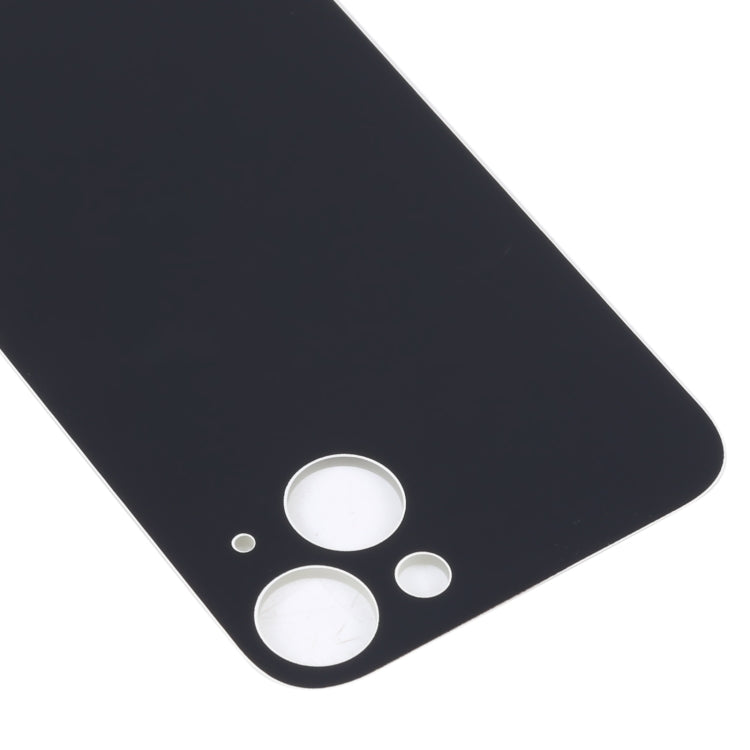 For iPhone 14 Plus Easy Replacement Big Camera Hole Glass Back Battery Cover(Silver) - Back Cover by PMc TechLife | Online Shopping South Africa | PMc TechLife | Buy Now Pay Later Mobicred