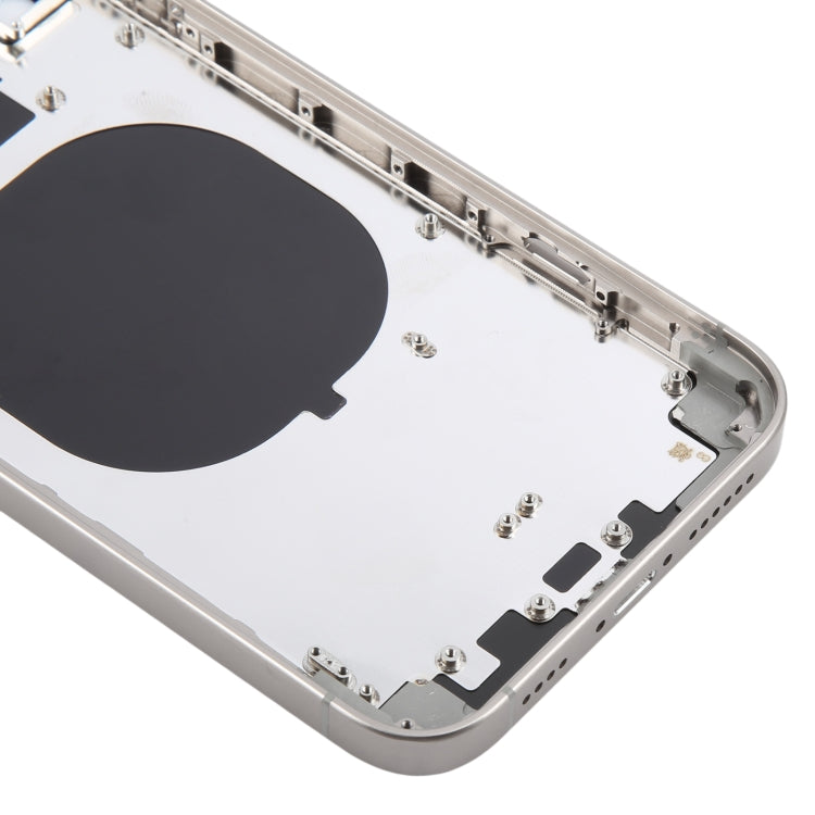 Back Cover with Appearance Imitation of iP15 Pro for iPhone 11(White) - Back Cover by PMC Jewellery | Online Shopping South Africa | PMC Jewellery | Buy Now Pay Later Mobicred