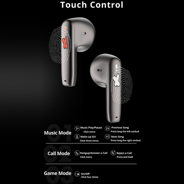 D MOOSTER D03 Suitcase Shape IPX4 TWS Wireless Bluetooth 5.0 Earphone (Transparent) - free shipping - PMC TechLife - Order now!