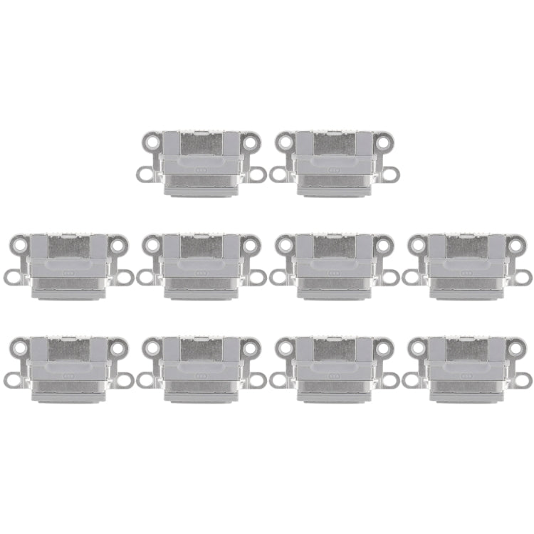 10 PCS Charging Port Connector for iPhone 6 / 6S(Grey) - iPhone 6/6 Plus Parts by PMc TechLife | Online Shopping South Africa | PMc TechLife | Buy Now Pay Later Mobicred