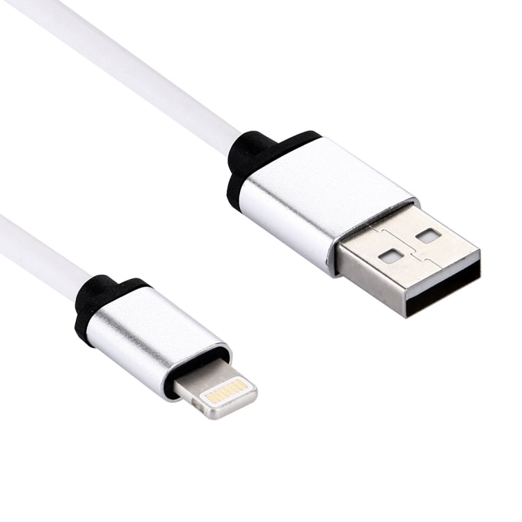 1m 3A 8 Pin to USB Data Sync Charging Cable for iPhone, iPad, Diameter: 4 cm(White) - Normal Style Cable by PMC Jewellery | Online Shopping South Africa | PMC Jewellery | Buy Now Pay Later Mobicred