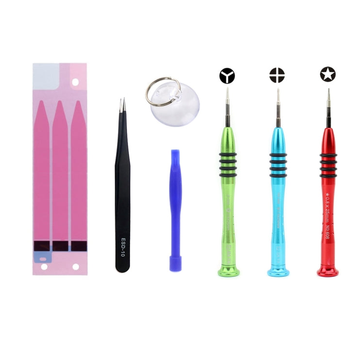 JIAFA JF-8163 7 in 1 Battery Repair Tool Set for iPhone 6s Plus - free shipping - PMC TechLife - Order now!