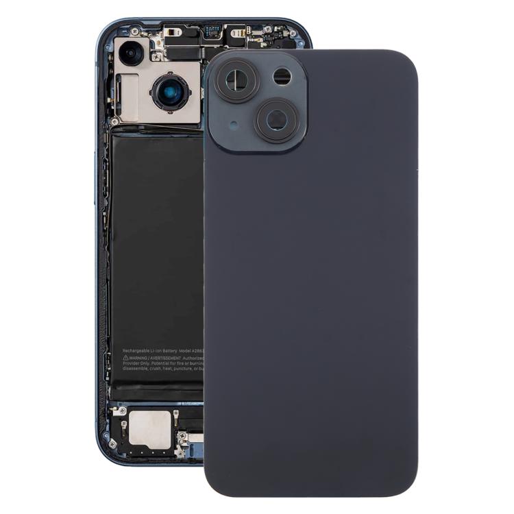 For iPhone 14 EU Version Battery Back Cover with Middle Frame(Black) - Back Cover by PMc TechLife | Online Shopping South Africa | PMc TechLife | Buy Now Pay Later Mobicred
