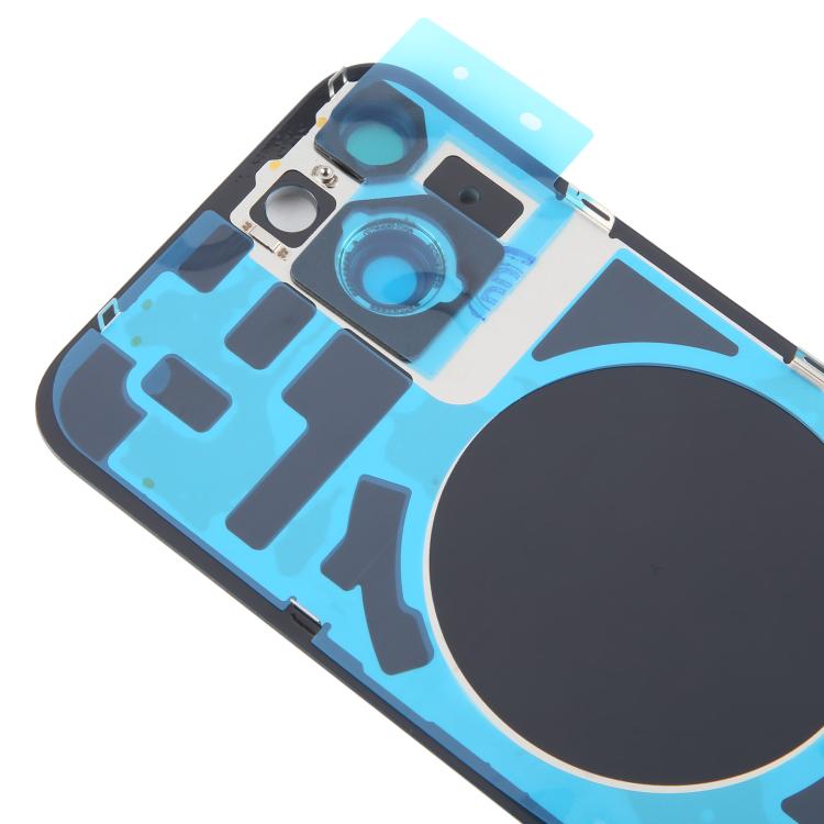 For iPhone 14 EU Version Battery Back Cover with Middle Frame(Black) - Back Cover by PMc TechLife | Online Shopping South Africa | PMc TechLife | Buy Now Pay Later Mobicred