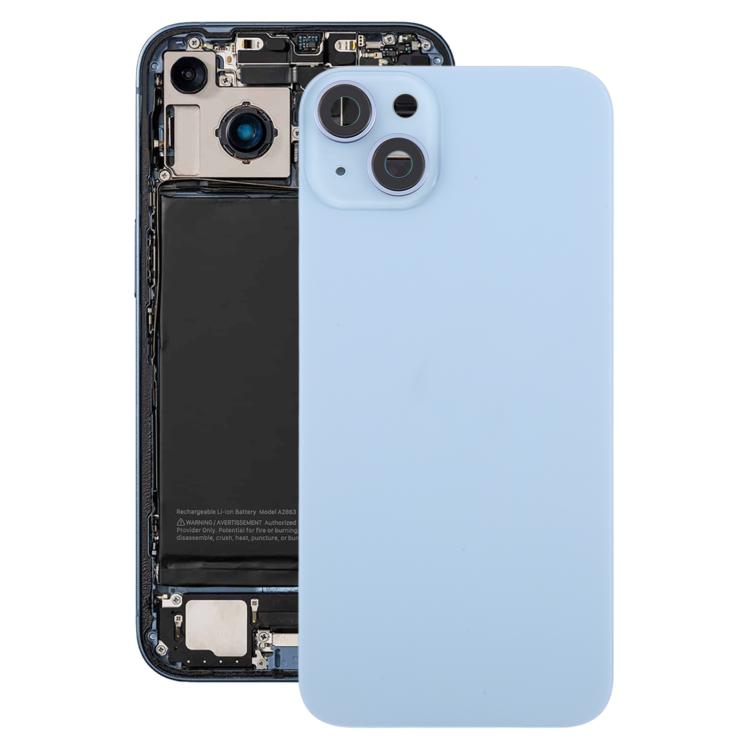 For iPhone 14 Plus China Version Battery Back Cover with Middle Frame(Blue) - Back Cover by PMc TechLife | Online Shopping South Africa | PMc TechLife | Buy Now Pay Later Mobicred