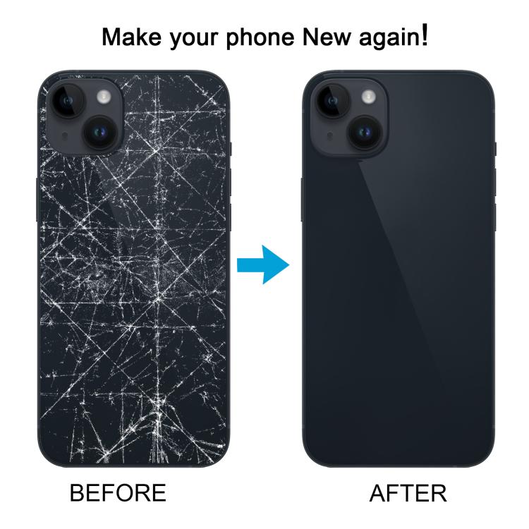 For iPhone 14 Plus China Version Battery Back Cover with Middle Frame(Blue) - Back Cover by PMc TechLife | Online Shopping South Africa | PMc TechLife | Buy Now Pay Later Mobicred