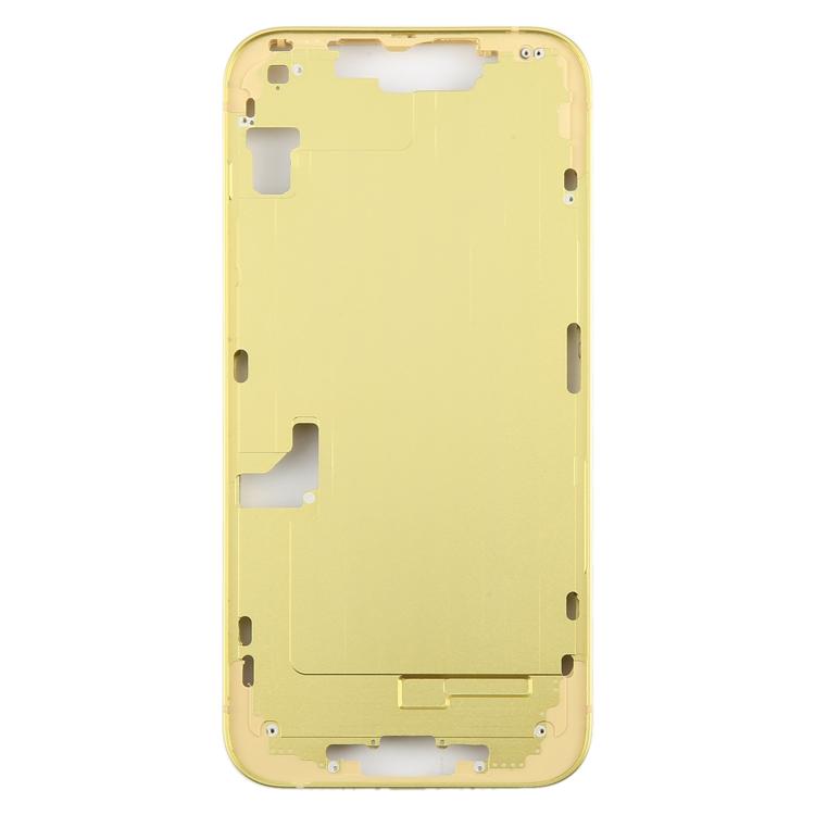 For iPhone 14 Plus Middle Frame Bezel Plate (Yellow) - Others by PMc TechLife | Online Shopping South Africa | PMc TechLife | Buy Now Pay Later Mobicred