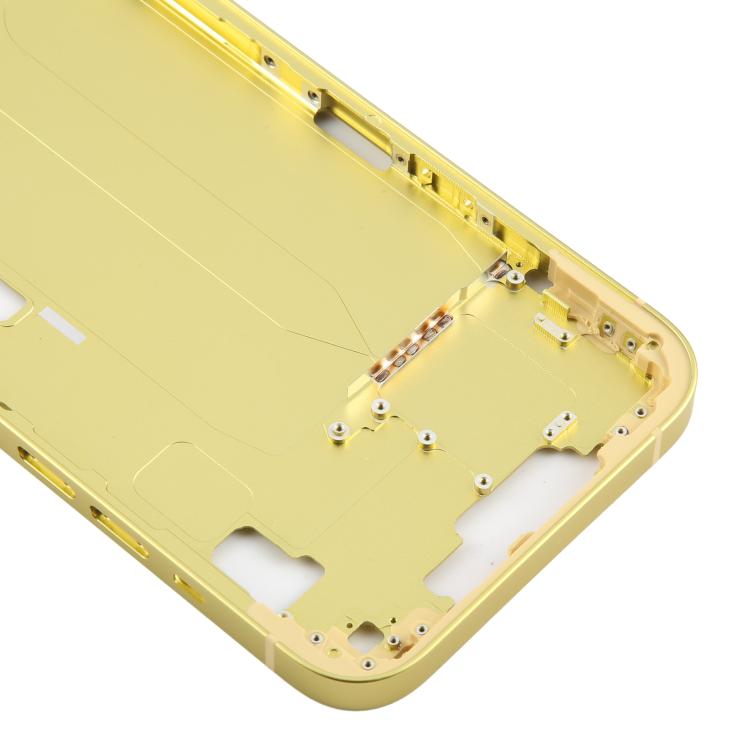 For iPhone 14 Plus Middle Frame Bezel Plate (Yellow) - Others by PMc TechLife | Online Shopping South Africa | PMc TechLife | Buy Now Pay Later Mobicred
