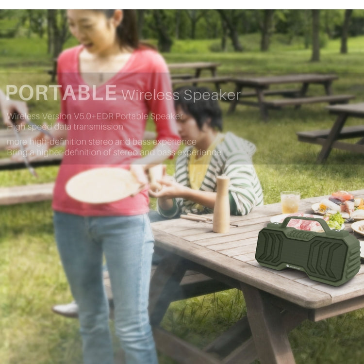 NewRixing NR-2029 Portable Wireless Bluetooth Stereo Speaker Support TWS Function Speaker(Red) - free shipping - PMC Jewellery - Order now!