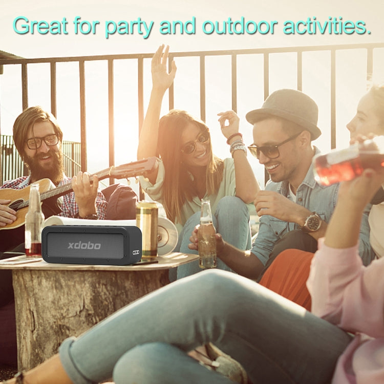 XDOBO Wake 1983 IPX7 Waterproof Portable Outdoor Wireless Bluetooth Speaker (Black) - Desktop Speaker by XDOBO | Online Shopping South Africa | PMC Jewellery | Buy Now Pay Later Mobicred