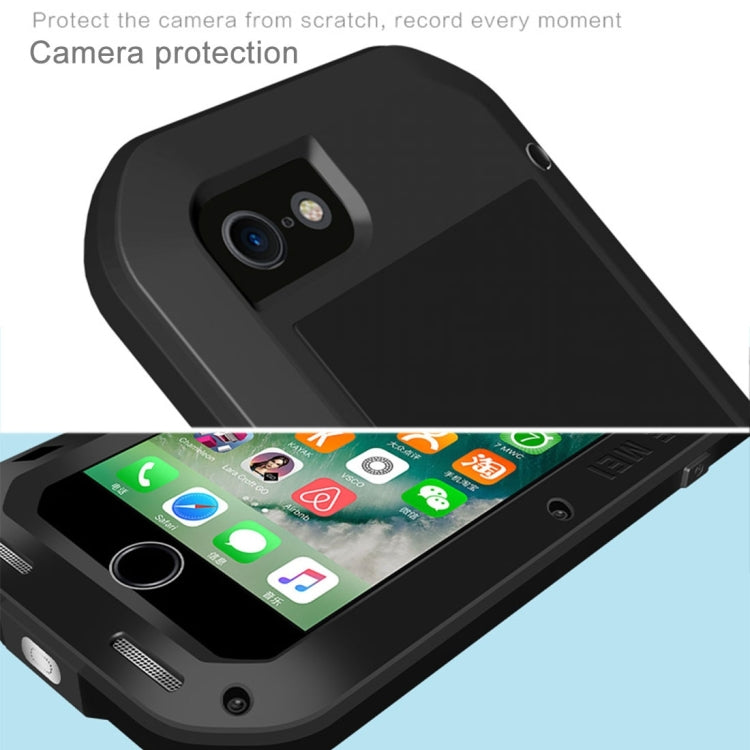 LOVE MEI for  iPhone 7 Professional and Powerful Dustproof Shockproof Anti-slip Metal Protective Case(Silver) - free shipping - PMC TechLife - Order now!
