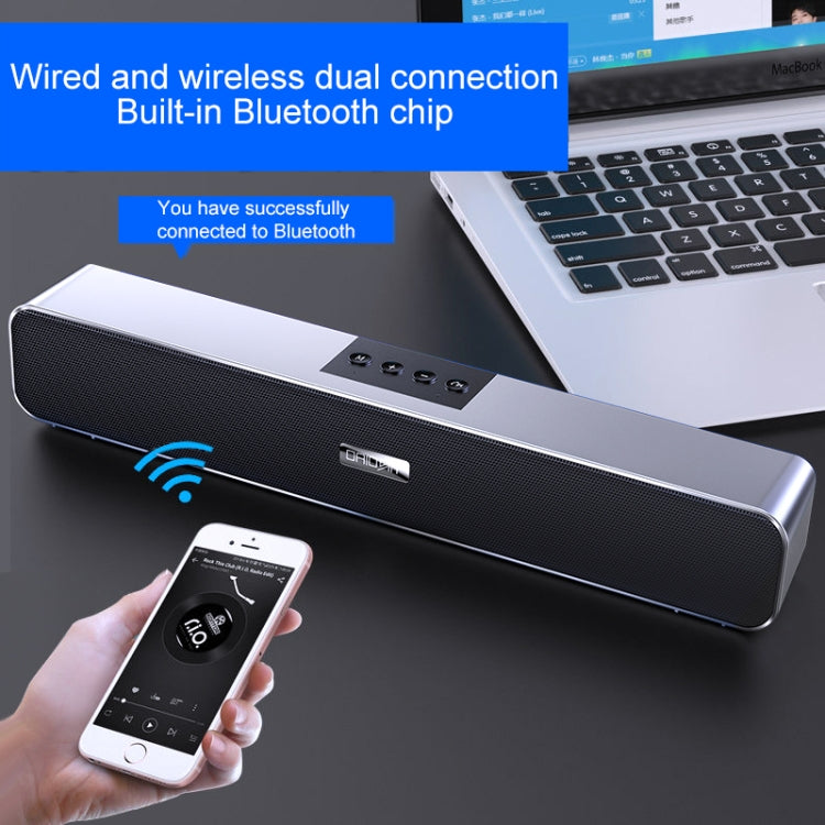 YINDIAO A36 Bluetooth 5.0 Smart Subwoofer Computer Wireless Bluetooth Speaker, Bluetooth Upgrade Version(Black) - free shipping - PMC Jewellery - Order now!