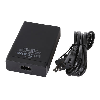 XBX09A 50W 5V 2.4A 6 USB Ports Quick Charger Travel Charger(Black) - Multifunction Charger by PMC Jewellery | Online Shopping South Africa | PMC Jewellery | Buy Now Pay Later Mobicred