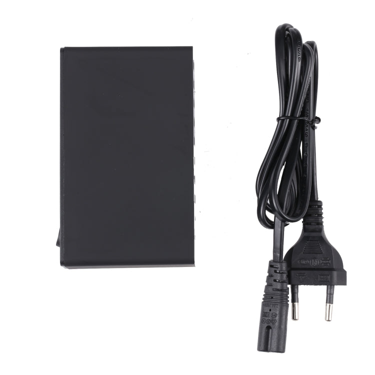 MFT-03Q 10 in 1 65W QC3.0 USB Smart Fast Charger, EU Plug(Black) - free shipping - PMC Jewellery - Order now!