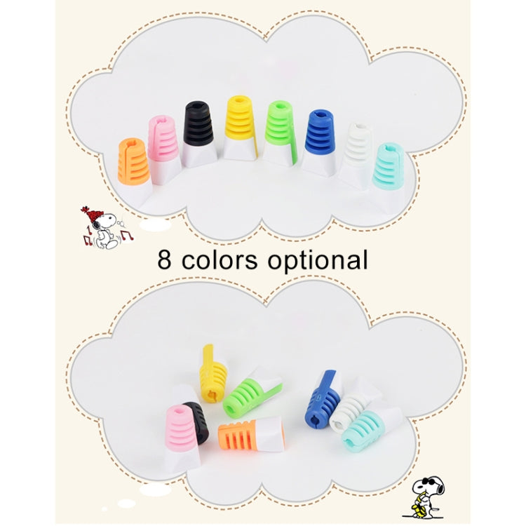 2 PCS Anti-break USB Charge Cable Winder Protective Case Protection Sleeve(Orange) - free shipping - PMC Jewellery - Order now!