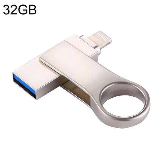 RQW-10D 2 in 1 USB 2.0 & 8 Pin 32GB Flash Drive - U Disk & Card Reader by PMC Jewellery | Online Shopping South Africa | PMC Jewellery | Buy Now Pay Later Mobicred