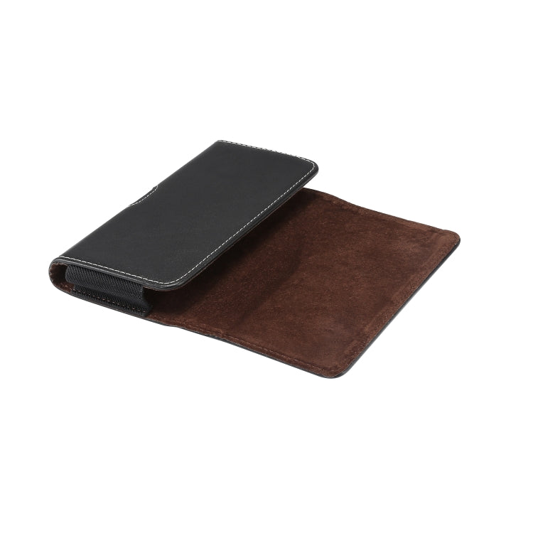 Men Lambskin Texture Multi-functional Universal Mobile Phone Waist Pack Leather Case for 6.0 Inch or Below Smartphones (Black) - free shipping - PMC TechLife - Order now!