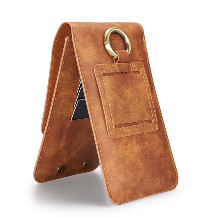 DG.MING Universal Cowskin Leather Protective Case Bag Waist Bag with Card Slots & Hook - More iPhone Cases by DG.MING | Online Shopping South Africa | PMC TechLife | Buy Now Pay Later Mobicred