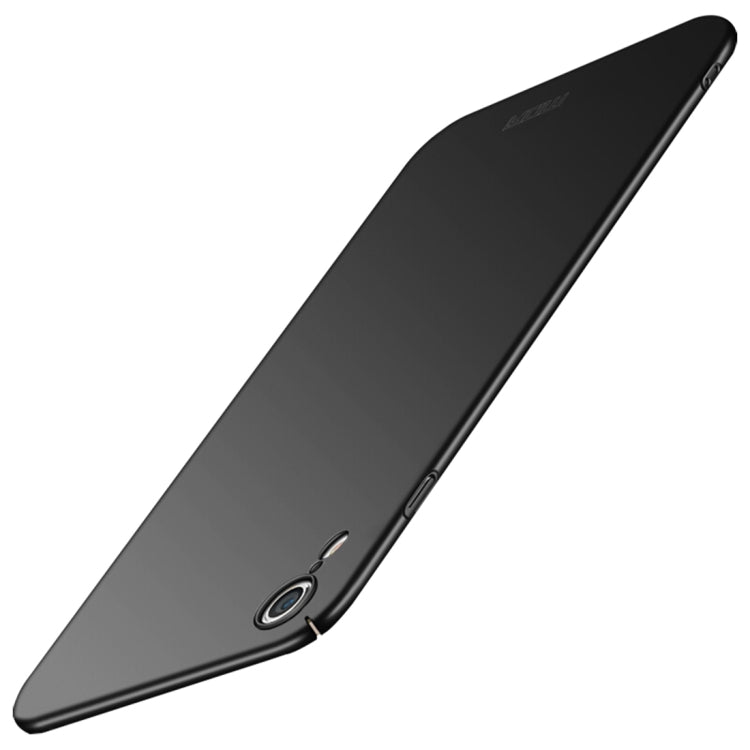 For iPhone XR MOFI Frosted PC Ultra-thin Full Coverage Protective Case (Black) - More iPhone Cases by MOFI | Online Shopping South Africa | PMC Jewellery