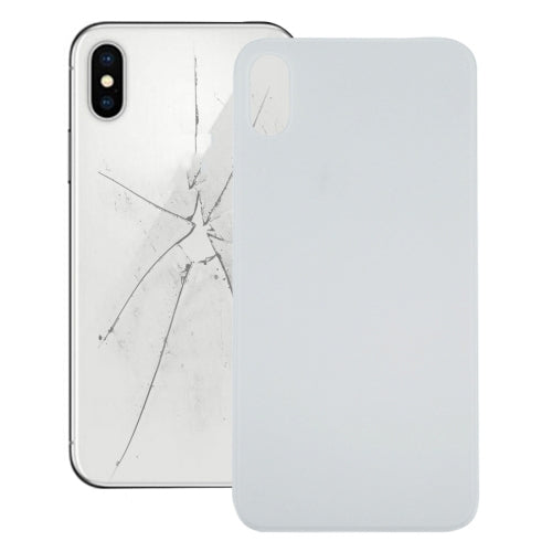 Glass Battery Back Cover for iPhone XS(White) - Back Cover by PMc TechLife | Online Shopping South Africa | PMc TechLife | Buy Now Pay Later Mobicred