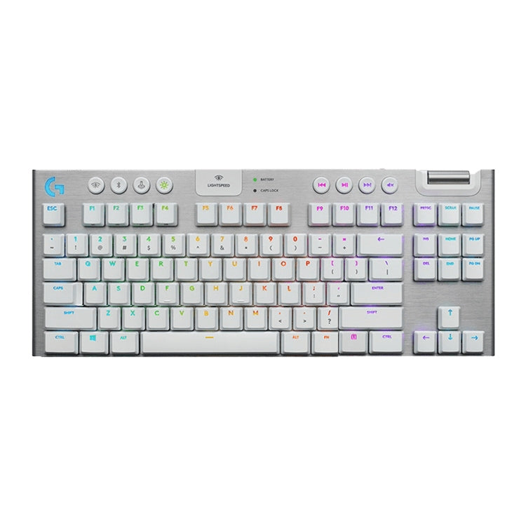 Logitech G913 TKL Wireless RGB Mechanical Gaming Keyboard (GL-Tactile)(White) - free shipping - PMC TechLife - Order now!