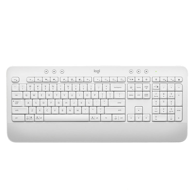 Logitech K650 Wireless Bluetooth Dual Mode Silent Keyboard (White) - free shipping - PMC Jewellery - Order now!
