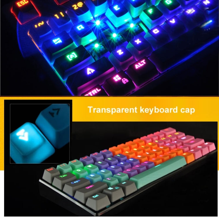 ABS Translucent Keycaps, OEM Highly Mechanical Keyboard, Universal Game Keyboard (Black) - Silicone / Sticker by PMC TechLife | Online Shopping South Africa | PMC TechLife