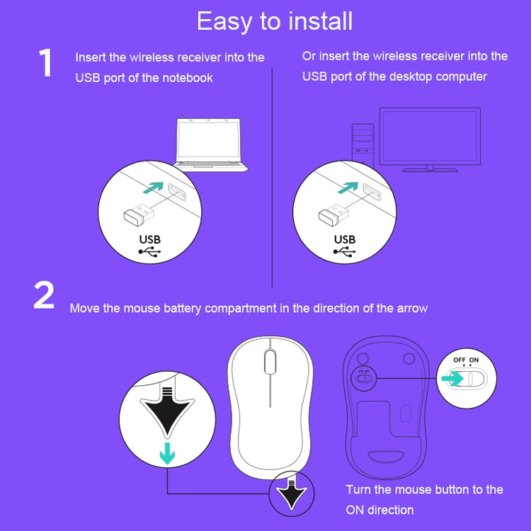 Logitech M186 Wireless Mouse Office Power Saving USB Laptop Desktop Computer Universal (Black Blue) - free shipping - PMC Jewellery - Order now!