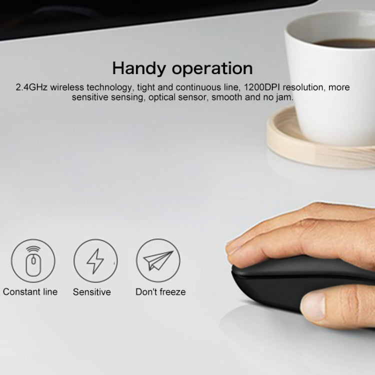 Lenovo thinkplus WL100 Classic Simple Wireless Mouse (Black) - free shipping - PMC Jewellery - Order now!