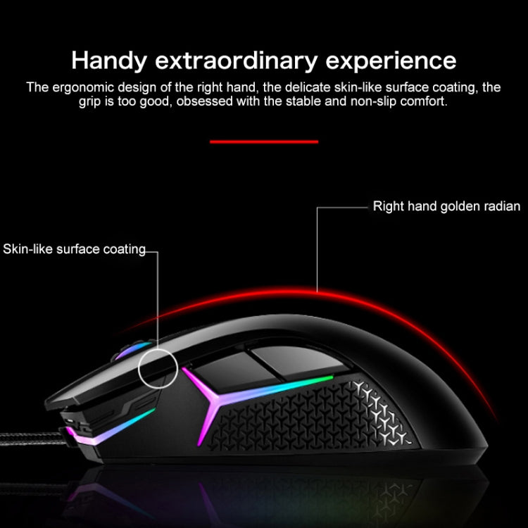 Lenovo HEADSHOT Gaming Engine Game Wired Mouse (Black) - free shipping - PMC Jewellery - Order now!