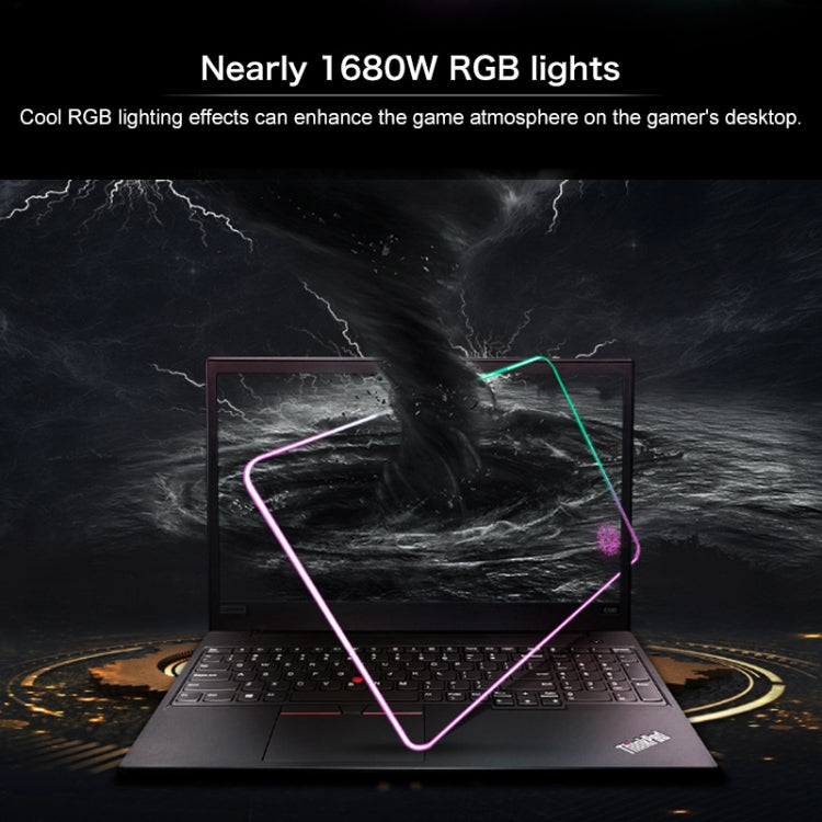 Lenovo Maya Light Game Service RGB Colorful Mouse Pad (Black) - free shipping - PMC Jewellery - Order now!